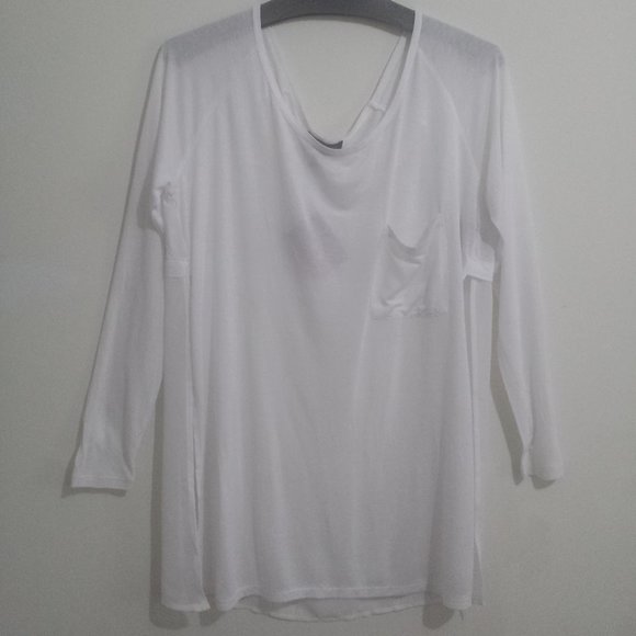 Revamped White Long Sleeve Top - Picture 2 of 8